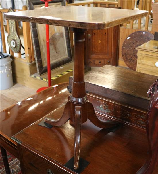 Rectangular topped wine table